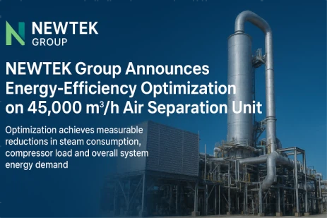 NEWTEK Pawg tshaj tawm Lub Zog-Kev Ua Haujlwm Zoo Ntawm 45,000 M³/H Cua Sib N...